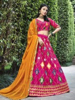 Rani Pink Silk Lehenga Choli